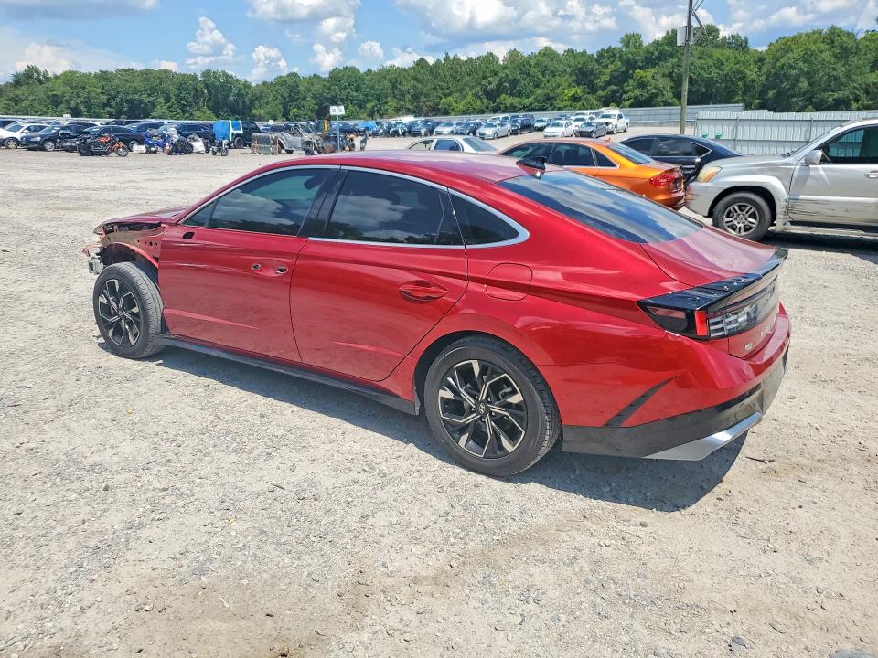 2025 Hyundai Sonata VIN KMHL64JA4SA432271 COPART salvage auction — FRONT END, Ga - Cert Of Title-Salvage, sold $6,700 on 2026-07-14 (photo 2)