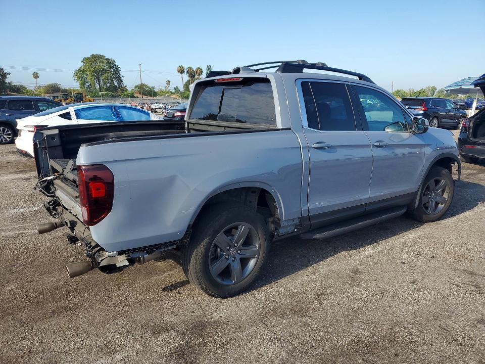 2023 Honda Ridgeline VIN 5FPYK3F51PB061698 COPART salvage auction — FRONT END, Ca - Salvage Certificate, sold $8,100 on 2026-08-21 (photo 3)