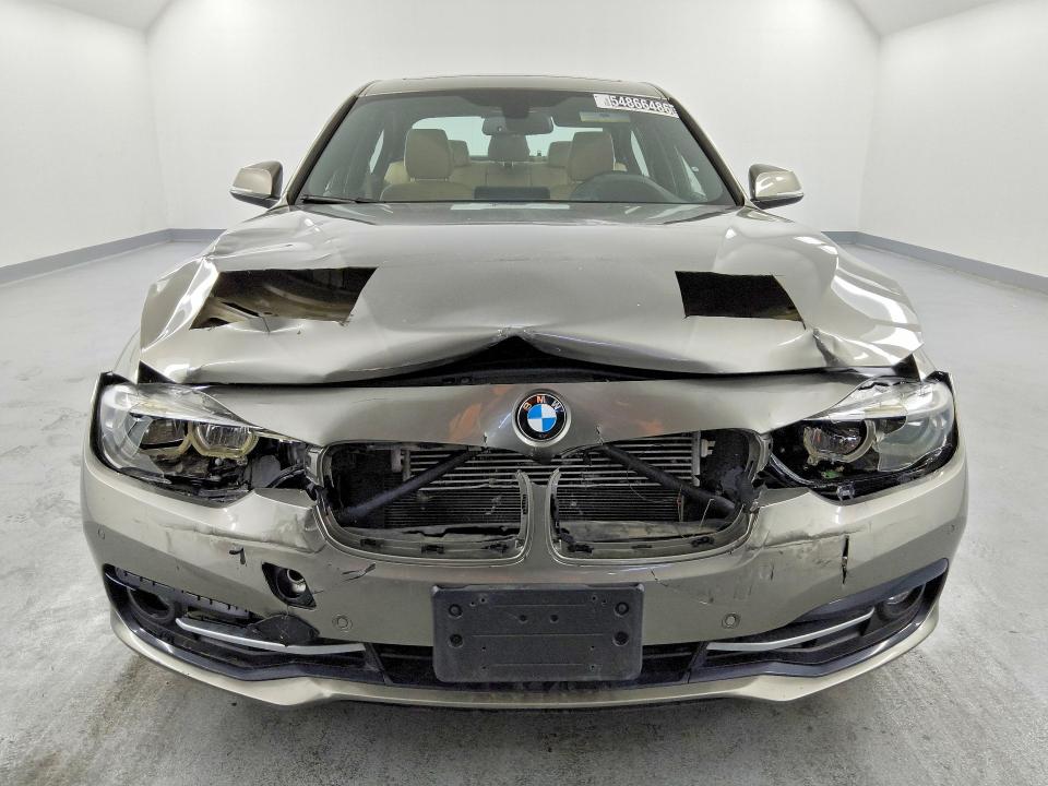 2018 BMW 3 series VIN WBA8E1C51JA758617 COPART salvage auction — FRONT END, CA - CERTIFICATE OF TITLE, sold $60 on 2026-07-28 (photo 5)