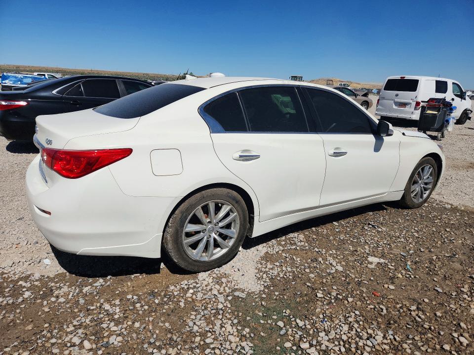 2017 Infiniti Q50 VIN JN1EV7AP6HM741725 COPART salvage auction — FRONT END, Nj - Cert Of Title-Salvage, sold $2,700 on 2026-07-24 (photo 3)