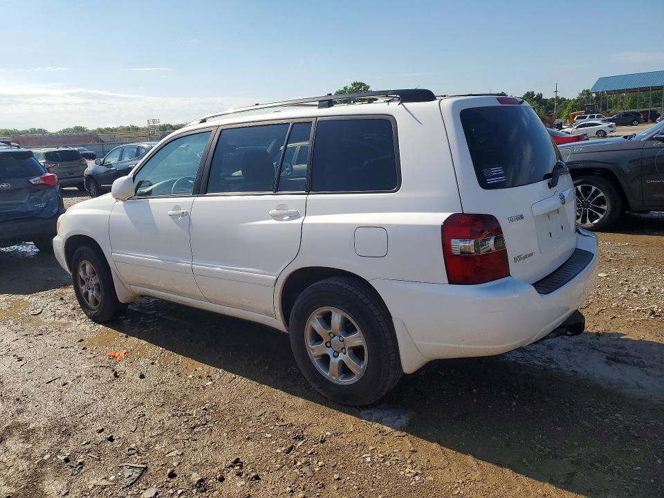 2006 Toyota Highlander VIN JTEEP21AX60143871 COPART salvage auction — REAR END, Mo - Salvage Certificate Of Title, sold $550 on 2026-07-30 (photo 2)