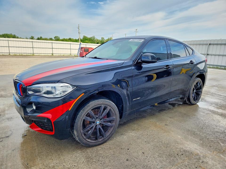 2018 BMW X6 VIN 5UXKU2C58J0X49368 COPART salvage auction — MINOR DENT/SCRATCHES, Qc - Aucune Mention, sold $2,300 on 2026-07-29 (photo 1)