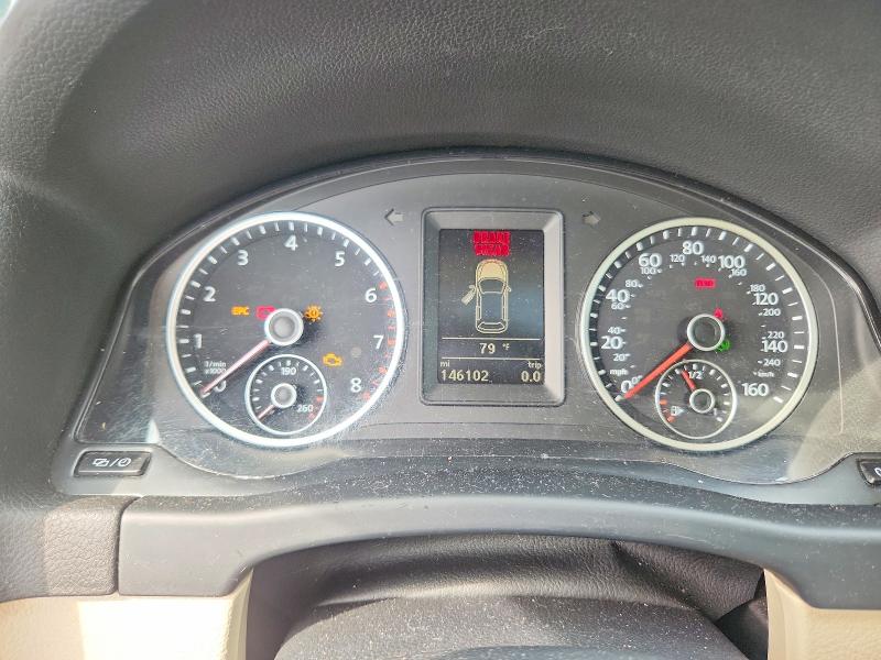 2014 Volkswagen Tiguan VIN WVGAV3AXXEW608871 COPART salvage auction — FRONT END, MD - CERTIFICATE OF TITLE, sold $900 on 2026-08-16 (photo 9)