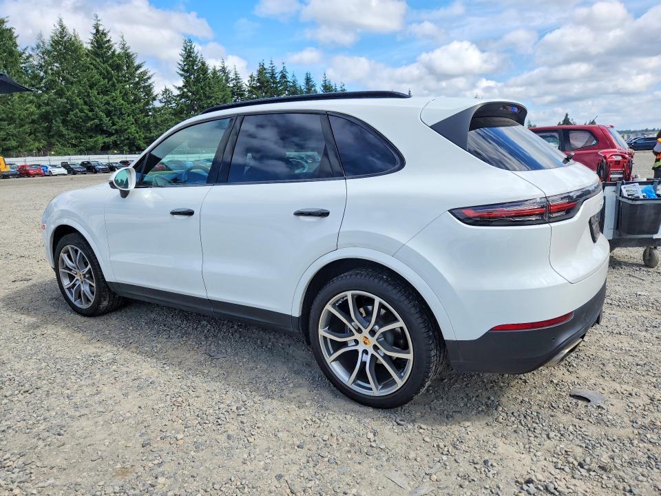 2021 Porsche Cayenne VIN WP1AA2AYXMDA00764 COPART salvage auction — MINOR DENT/SCRATCHES, Wa - Vehicle Cert Of Ownership-Titl, sold $17,400 on 2026-07-24 (photo 2)