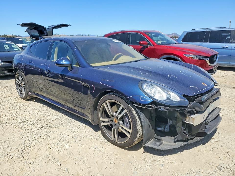 2014 Porsche Panamera VIN WP0AA2A70EL005763 COPART salvage auction — REAR END, Ca - Salvage Certificate, sold $4,600 on 2026-08-11 (photo 4)