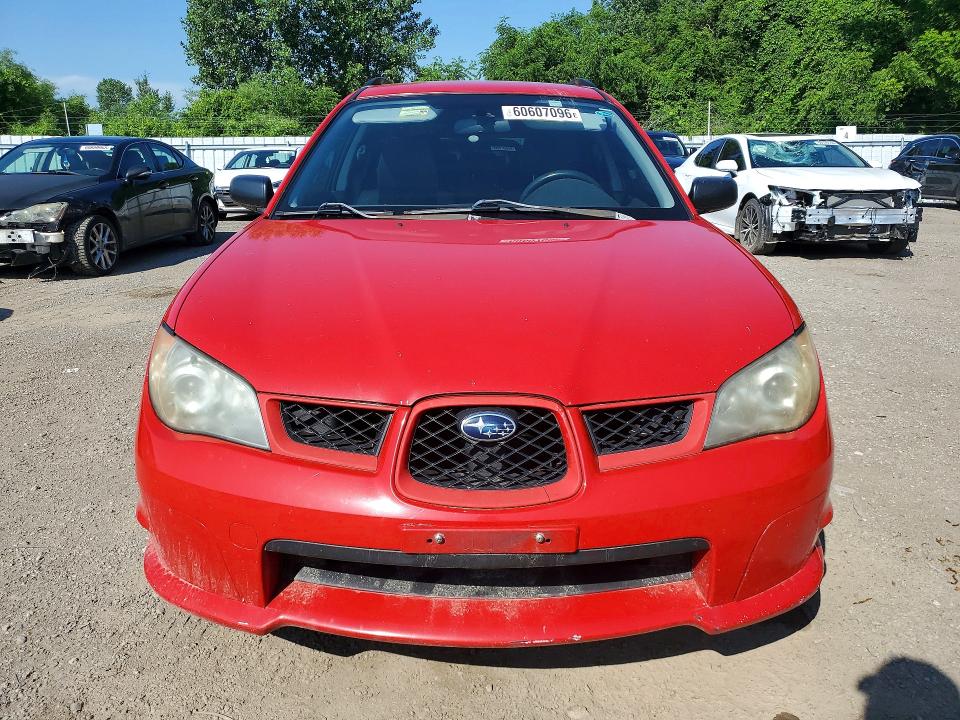 2006 Subaru Impreza VIN JF1GG67656H804530 COPART salvage auction — REAR END, On - Permit No Brand - Unfit, sold $150 on 2026-07-28 (photo 5)