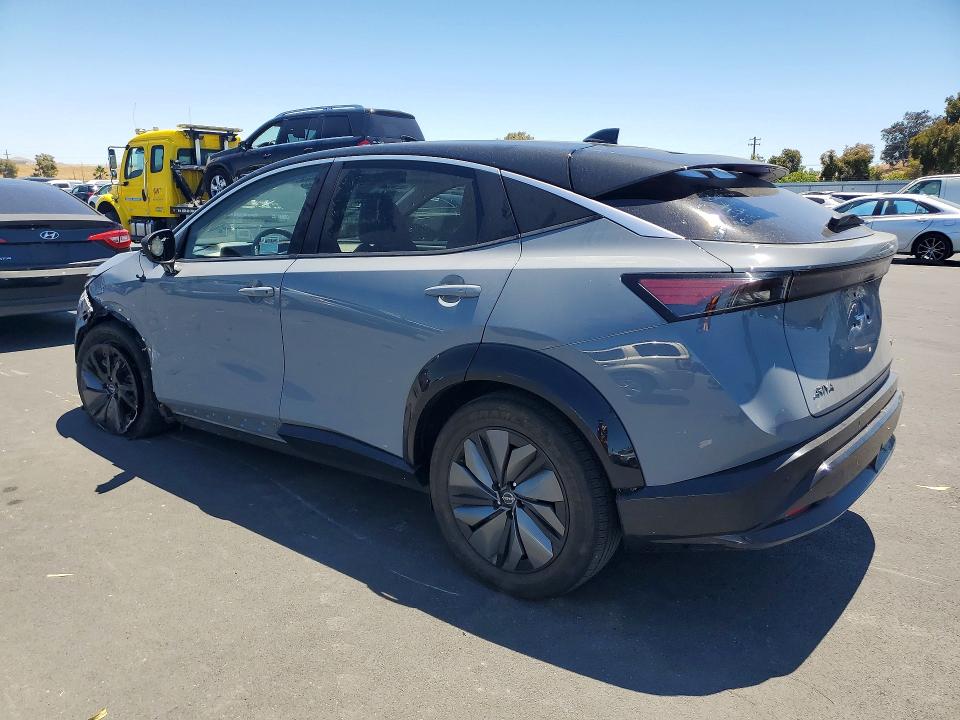 2025 Nissan Ariya VIN JN8BF0BE6SM461025 COPART salvage auction — FRONT END, Ca - Salvage Certificate, sold $9,900 on 2026-07-15 (photo 2)