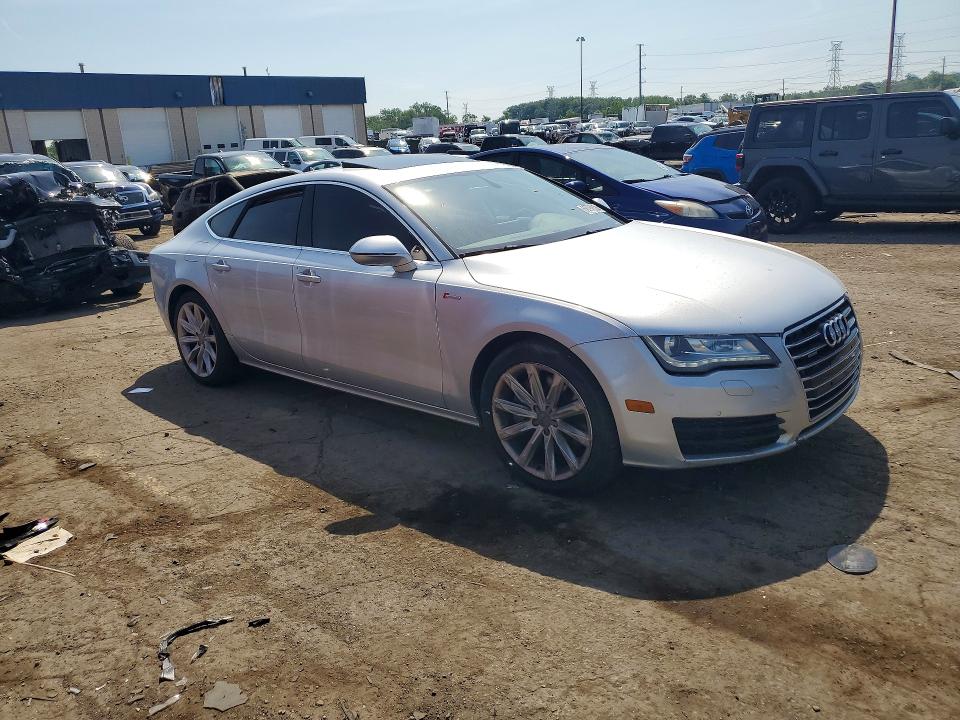 2013 Audi A7 VIN WAUYGAFC6DN056438 COPART salvage auction — WATER/FLOOD, Mi - Certificate Of Title, sold $525 on 2026-07-31 (photo 4)