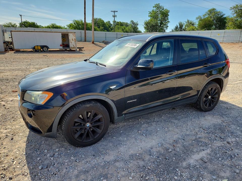 2014 BMW X3 VIN 5UXWX9C56E0D18456 COPART salvage auction — FRONT END, Ok - Certificate Of Title (P), sold $125 on 2026-07-09 (photo 1)