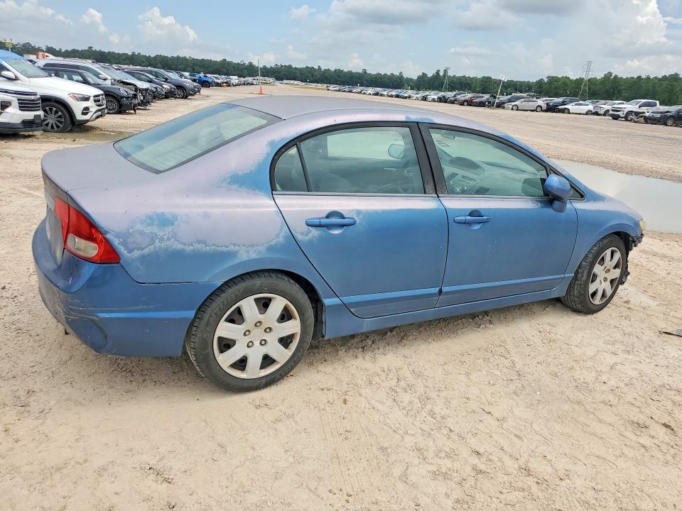 2011 Honda Civic VIN 2HGFA1F58BH506577 COPART salvage auction — REAR END, Tx - Certificate Of Title, sold $2,550 on 2026-07-24 (photo 3)