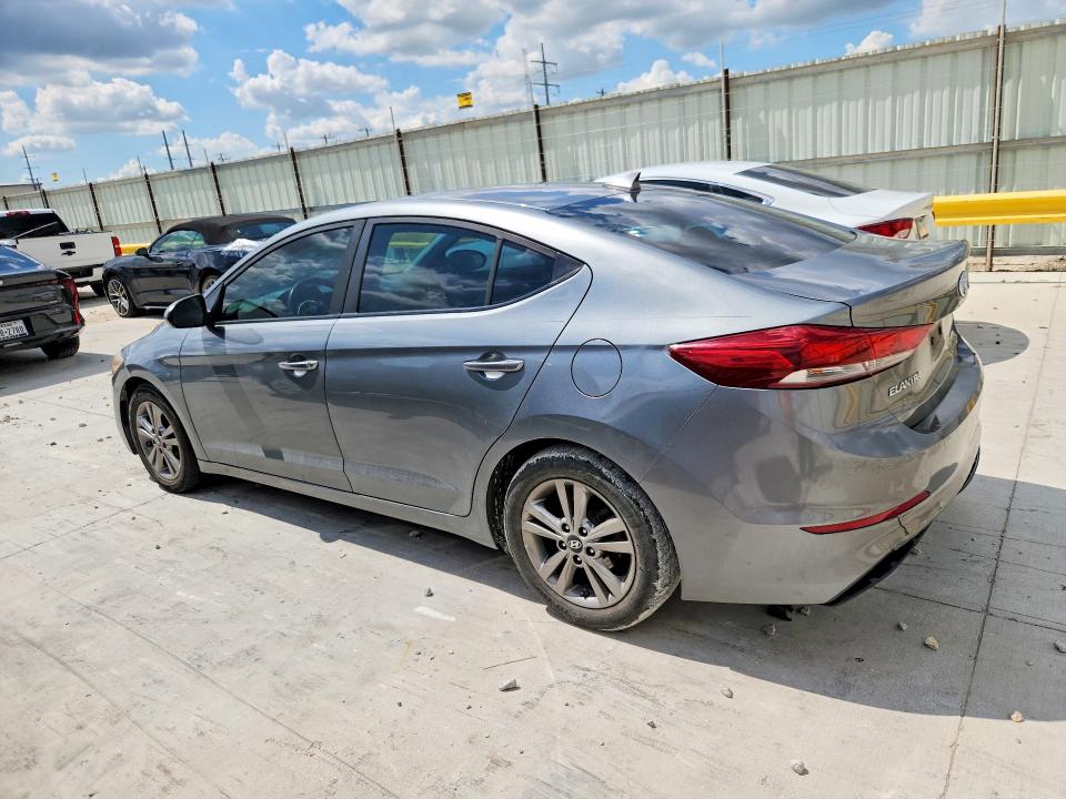 2018 Hyundai Elantra VIN KMHD84LF7JU592892 COPART salvage auction — REAR END, Tx - Certificate Of Title, sold $1,900 on 2026-07-31 (photo 2)