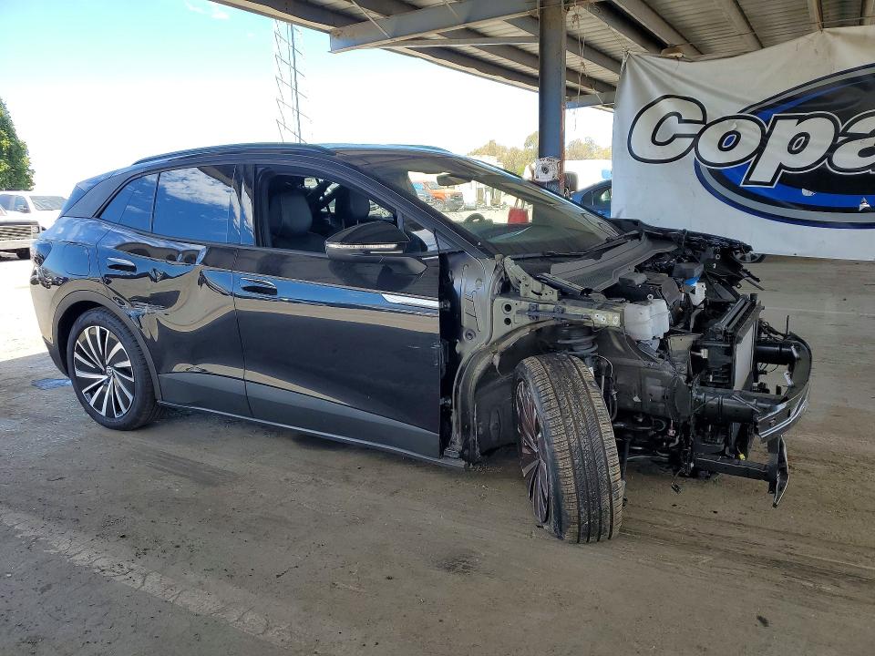2024 Volkswagen Id.4 VIN 1V25MPE85RC003701 COPART salvage auction — FRONT END, Ca - Salvage Certificate, sold $8,000 on 2026-09-08 (photo 4)