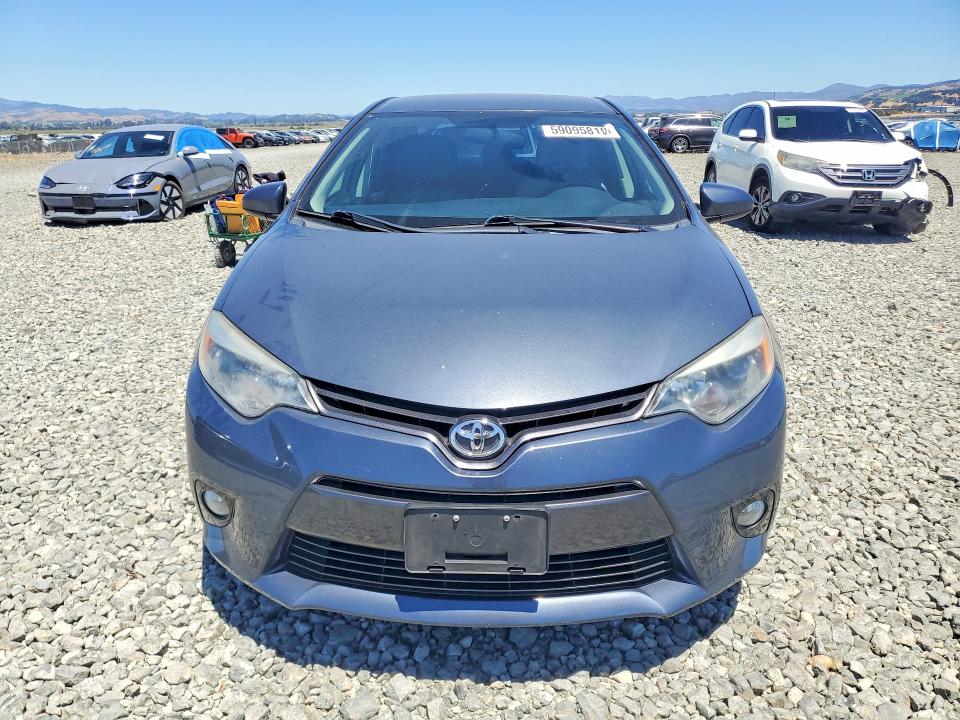 2015 Toyota Corolla VIN 5YFBURHE5FP281471 COPART salvage auction — SIDE, Ca - Salvage Certificate, sold $5,100 on 2026-07-27 (photo 5)