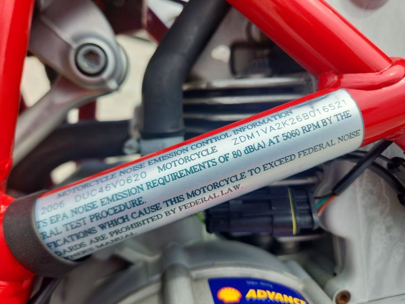 2006 Ducati Multistrada VIN ZDM1VA2K26B016521 COPART salvage auction — MECHANICAL, FL - CERTIFICATE OF TITLE (P), sold $275 on 2026-08-06 (photo 9)
