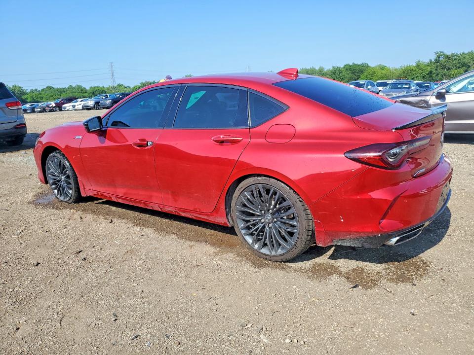 2023 Acura Tlx VIN 19UUB5F56PA005463 COPART salvage auction — VANDALISM, IL - SALVAGE CERTIFICATE, sold $14,500 on 2026-07-22 (photo 2)