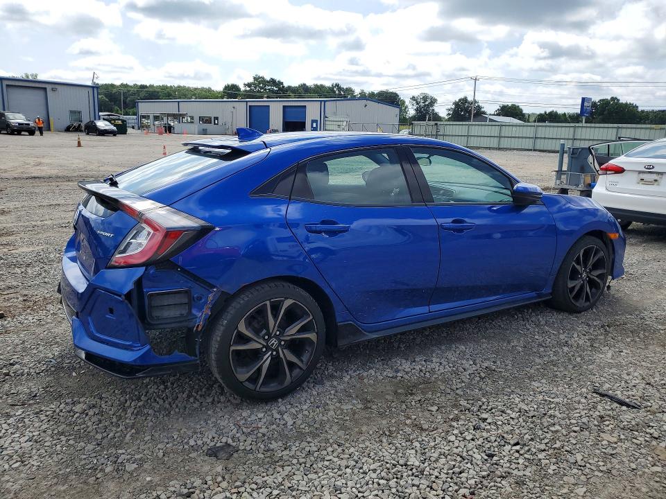 2019 Honda Civic VIN SHHFK7G48KU219393 COPART salvage auction — FRONT END, Ar - Certificate Of Title, sold $6,000 on 2026-07-29 (photo 3)