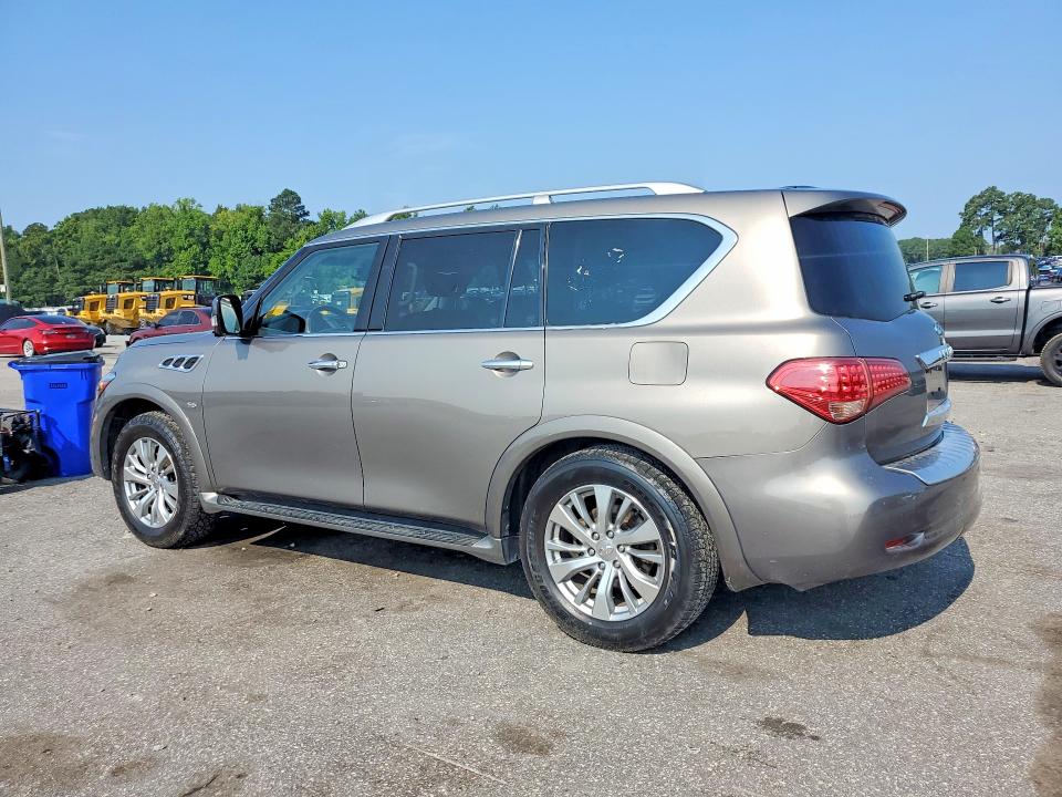 2017 Infiniti QX80 VIN JN8AZ2NF7H9645243 COPART salvage auction — MINOR DENT/SCRATCHES, Nc - Dealer Only Clean Title, sold $3,050 on 2026-09-08 (photo 2)