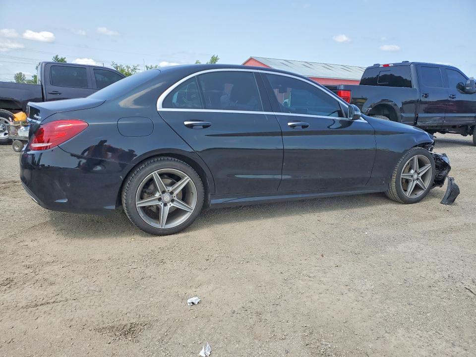 2017 Mercedes-benz C class VIN 55SWF4KB5HU190033 COPART salvage auction — FRONT END, On - Permit No Brand - Unfit, sold $10,900 on 2026-08-11 (photo 3)