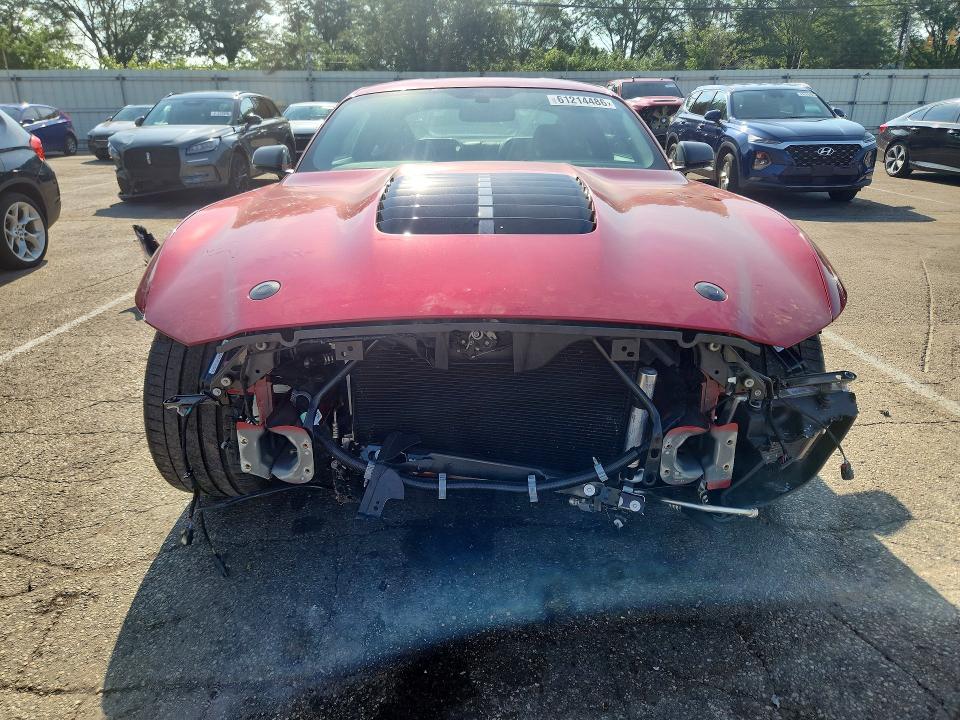 2021 Ford Mustang VIN 1FA6P8SJ4M5502924 COPART salvage auction — FRONT END, Oh - Cert Of Title-Salvage, sold $22,700 on 2026-07-31 (photo 5)