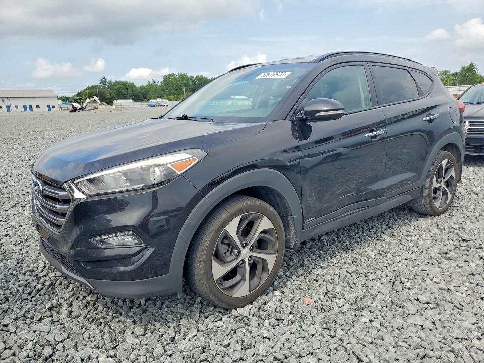 2016 Hyundai Tucson VIN KM8J33A22GU136853 COPART salvage auction — HAIL, OH - CERT OF TITLE-SALVAGE, sold $3,750 on 2026-07-27 (photo 1)