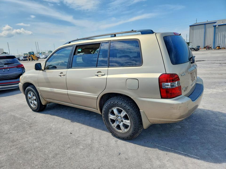 2004 Toyota Highlander VIN JTEEP21A640047555 COPART salvage auction — REAR END, Ar - Certificate Of Title (P), sold $950 on 2026-07-31 (photo 2)