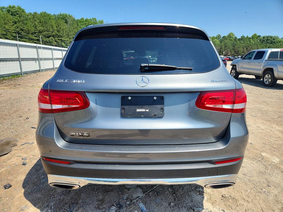 2018 Mercedes-benz Glc VIN WDC0G4KBXJV065583 COPART salvage auction — VANDALISM, VA - CERT OF TITLE - SALVAGE, sold $7,200 on 2026-08-03 (photo 6)