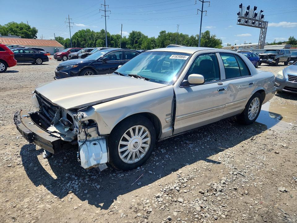 2010 Mercury Grand marquis VIN 2MEBM7FV7AX621701 COPART salvage auction — FRONT END, Oh - Cert Of Title-Salvage, sold $175 on 2026-07-31 (photo 1)