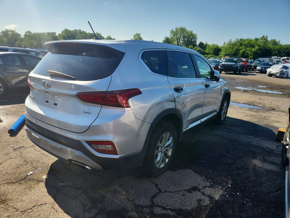 2019 Hyundai Santa fe VIN 5NMS2CAD6KH080493 COPART salvage auction — SIDE, CT - CERT OF TITLE-SALVAGE, sold $3,300 on 2026-07-10 (photo 3)