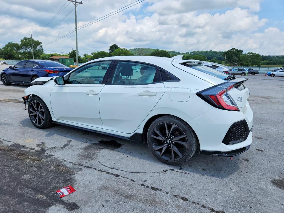 2018 Honda Civic VIN SHHFK7H41JU212296 COPART salvage auction — FRONT END, Tn - Salvage Certificate, sold $5,200 on 2026-07-27 (photo 2)