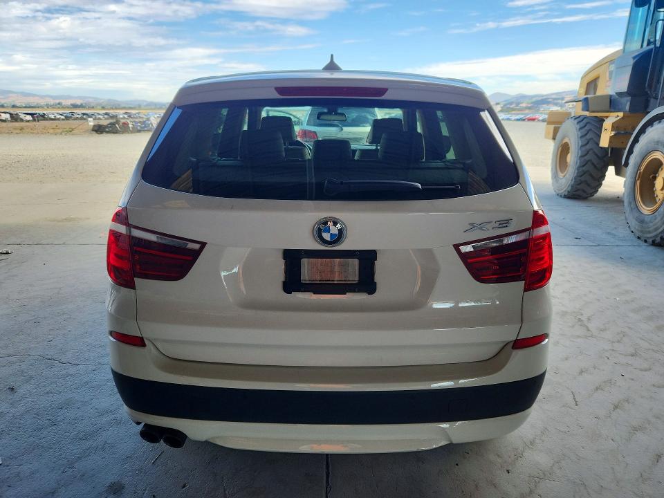 2013 BMW X3 VIN 5UXWX7C5XDL979583 COPART salvage auction — FRONT END, Ca - Salvage Certificate, sold $550 on 2026-07-30 (photo 6)