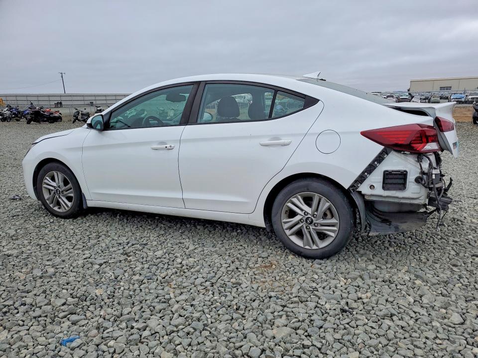 2020 Hyundai Elantra VIN 5NPD84LF7LH544469 COPART salvage auction — REAR END, CA - SALVAGE CERTIFICATE, sold $15 on 2026-07-30 (photo 2)