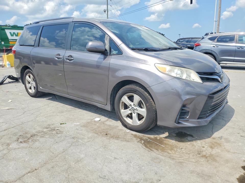 2020 Toyota Sienna VIN 5TDKZ3DC6LS030092 COPART salvage auction — FRONT END, Tn - Salvage Certificate, sold $6,100 on 2026-07-15 (photo 4)