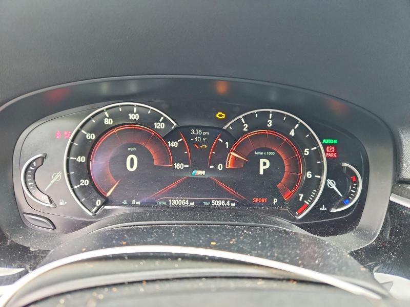 2018 BMW 5er VIN WBAJA7C51JWA72440 COPART salvage auction — FRONT END, NY - MV-907A SALVAGE CERTIFICATE, sold $1,900 on 2026-07-28 (photo 9)
