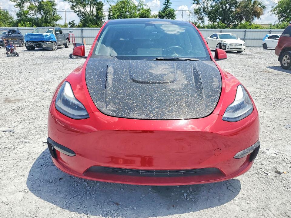 2021 Tesla Model y VIN 5YJYGDEF7MF197484 COPART salvage auction — MINOR DENT/SCRATCHES, Fl - Cert Of Title-Rebuilt, sold $4,600 on 2026-07-28 (photo 5)