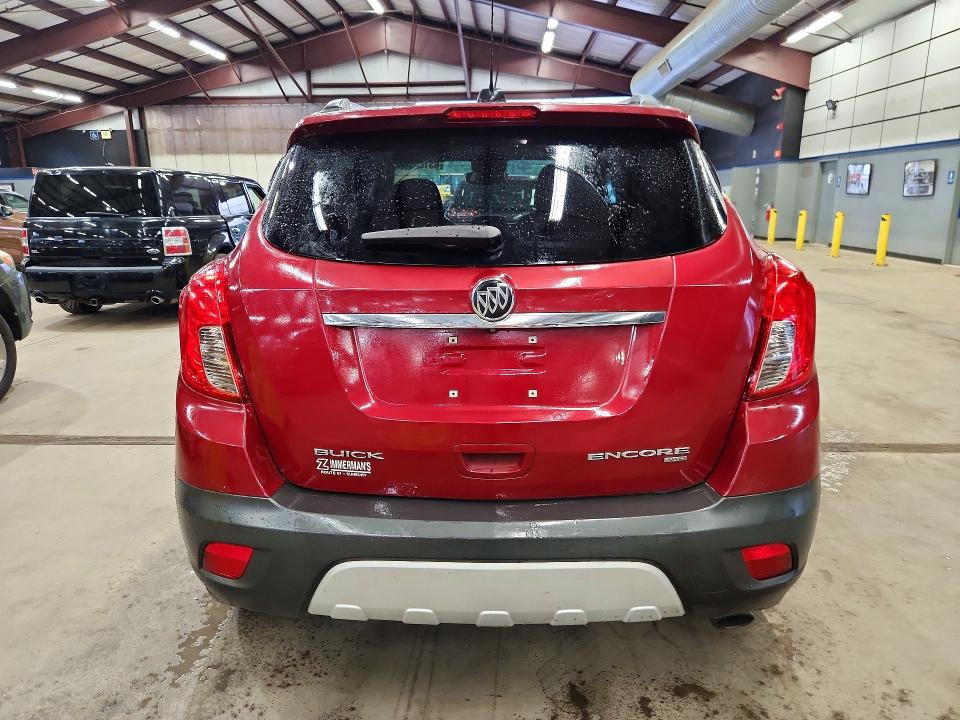 2016 Buick Encore VIN KL4CJESB8GB561948 COPART salvage auction — FRONT END, Wv - Certificate Of Title, sold $1,800 on 2026-10-08 (photo 6)