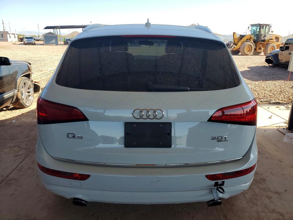 2015 Audi Q5 VIN WA1CFAFP8FA036070 COPART salvage auction — FRONT END, Az - Cert Of Title - Salvage, sold $175 on 2026-07-28 (photo 6)