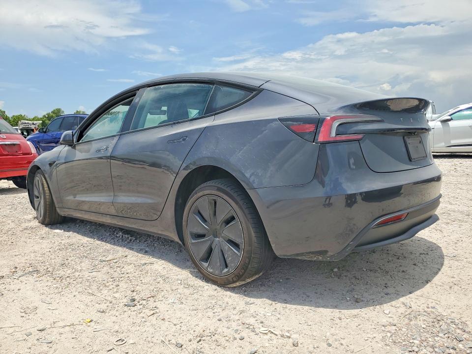 2025 Tesla Model 3 VIN 5YJ3E1EA7SF953332 COPART salvage auction — FRONT END, Tx - Salvage Vehicle Title, sold $7,900 on 2026-07-28 (photo 2)
