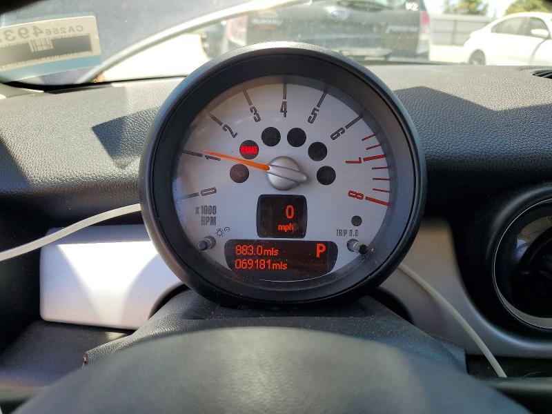 2013 Mini Cooper VIN WMWSU3C56DT545949 COPART salvage auction — SIDE, Ca - Salvage Certificate, sold $525 on 2026-07-17 (photo 9)