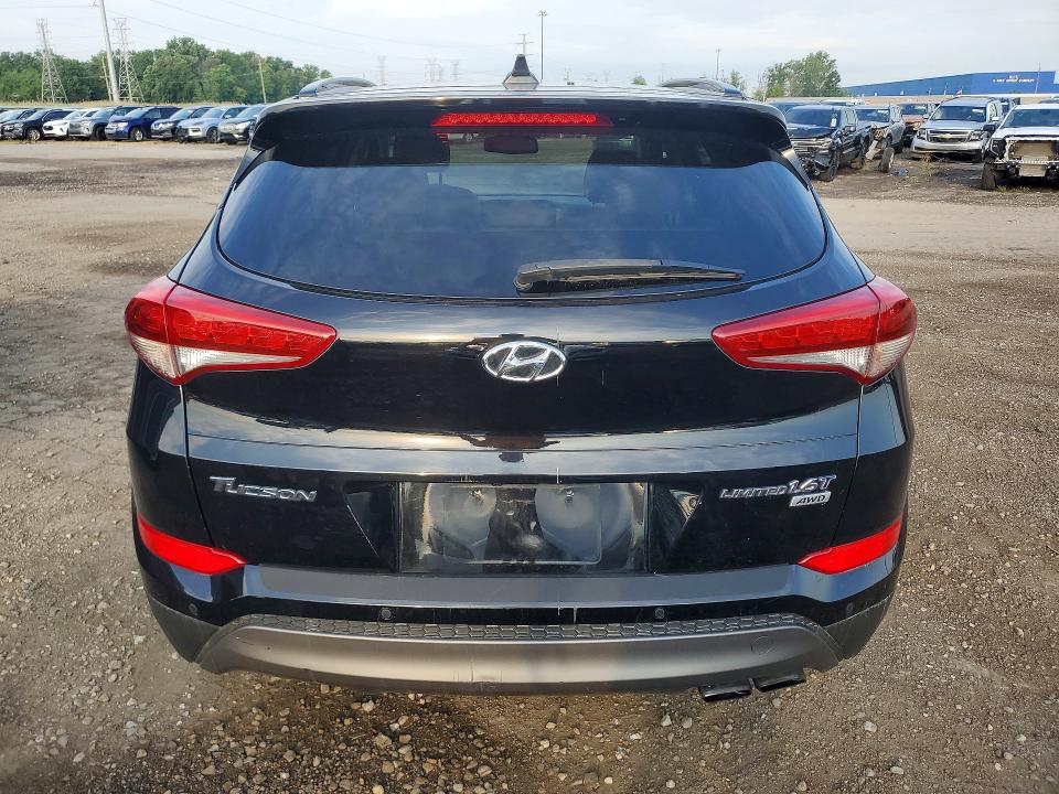 2016 Hyundai Tucson VIN KM8J3CA27GU156113 COPART salvage auction — FRONT END, MI - CERTIFICATE OF TITLE, sold $2,750 on 2026-07-14 (photo 6)