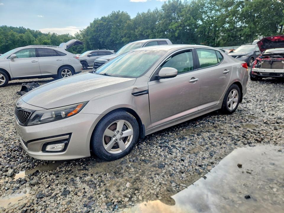 2014 Kia Optima VIN 5XXGM4A78EG337561 COPART salvage auction — FRONT END, Ct - Certificate Of Title, sold $125 on 2026-07-30 (photo 1)