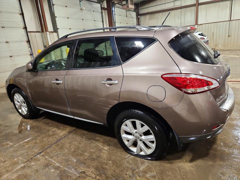 2012 Nissan VIN JN8AZ1MW2CW229476 COPART salvage auction — REAR END, Pa - Certificate Of Salvage, sold $650 on 2026-07-17 (photo 2)
