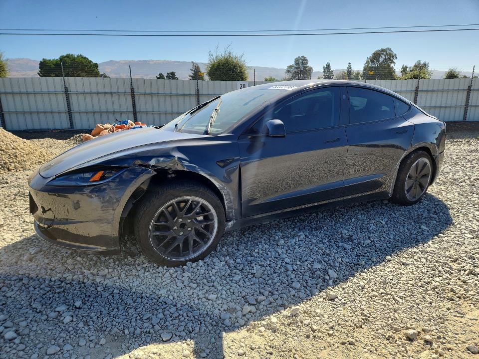 2025 Tesla Model 3 VIN 5YJ3E1EA9SF936080 — COPART salvage auction photo
