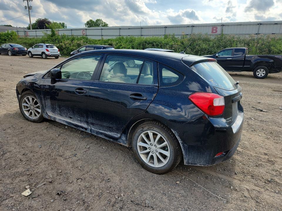 2014 Subaru Impreza VIN JF1GPAC6XE8316701 COPART salvage auction — FRONT END, MI - CERTIFICATE OF TITLE, sold $475 on 2026-07-22 (photo 2)
