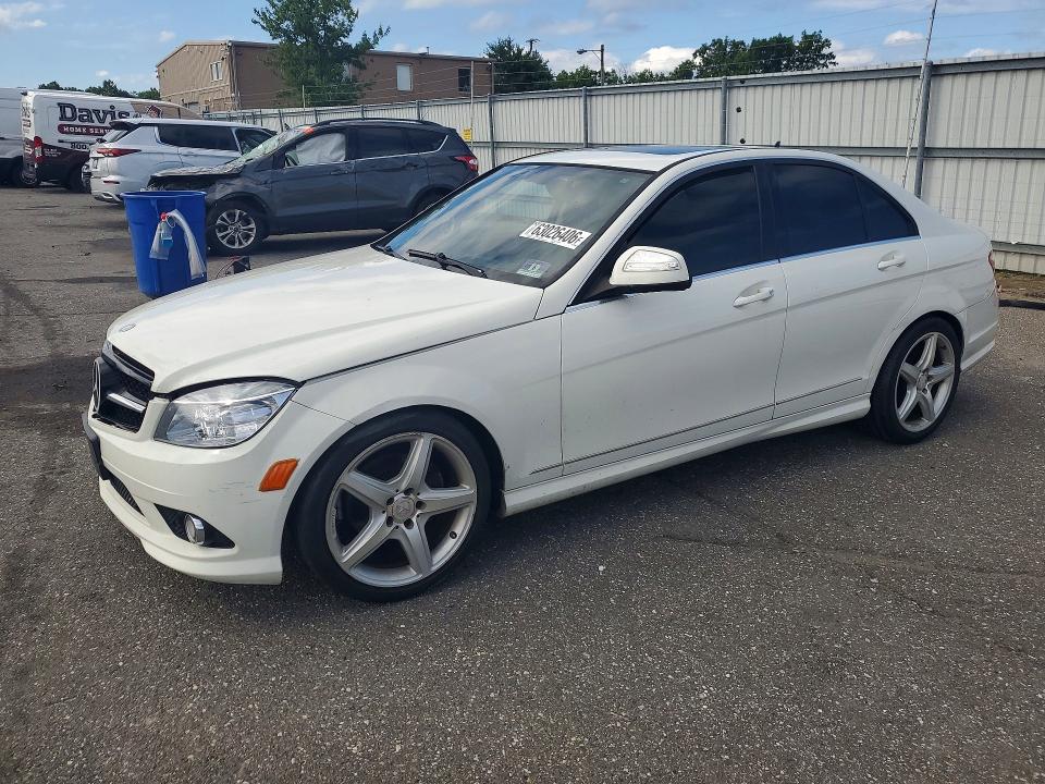 2009 Mercedes-benz C class VIN WDDGF81X49R079209 COPART salvage auction — WATER/FLOOD, NJ - CERT OF TITLE-SALVAGE FLOOD (P), sold $450 on 2026-08-18 (photo 1)