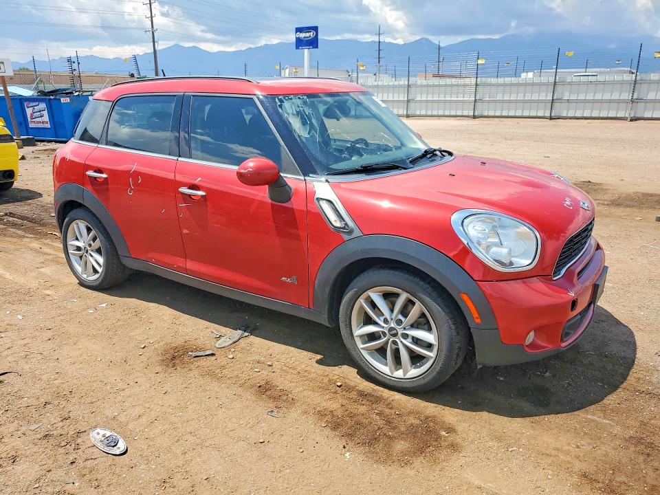 2013 Mini Cooper VIN WMWZC5C59DWP34073 COPART salvage auction — REAR END, CO - SALVAGE TITLE (P), sold $1,150 on 2026-08-17 (photo 4)