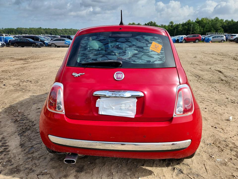 2017 Fiat 500 VIN 3C3CFFCR1HT506108 COPART salvage auction — FRONT END, Fl - Cert Of Title Slvg Rebuildable, sold $225 on 2026-07-31 (photo 6)