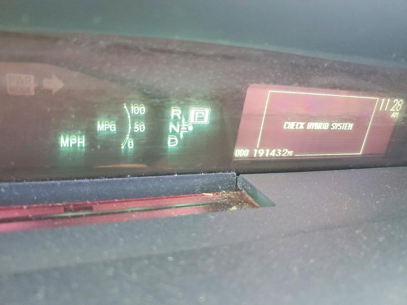 2011 Toyota Prius VIN JTDKN3DU6B0257174 COPART salvage auction — VANDALISM, Ca - Salvage Certificate, sold $625 on 2026-07-14 (photo 9)