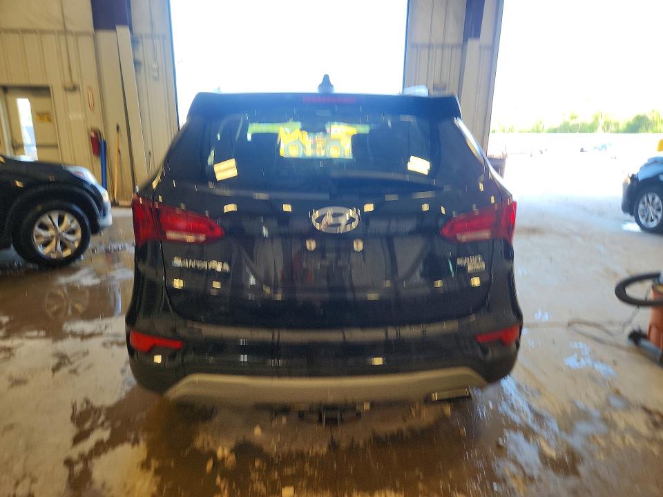 2018 Hyundai Santa fe VIN 5XYZUDLBXJG554223 COPART salvage auction — FRONT END, Salvage Title, sold $1,900 on 2026-07-20 (photo 6)