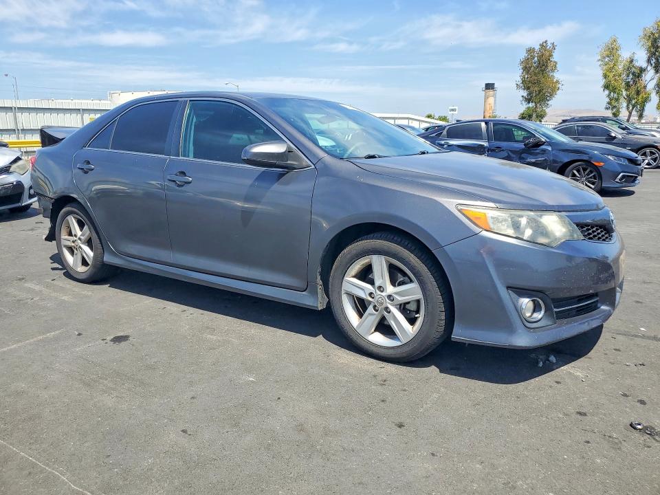 2013 Toyota Camry VIN 4T1BF1FKXDU248210 COPART salvage auction — REAR END, Ca - Salvage Certificate, sold $2,450 on 2026-07-29 (photo 4)