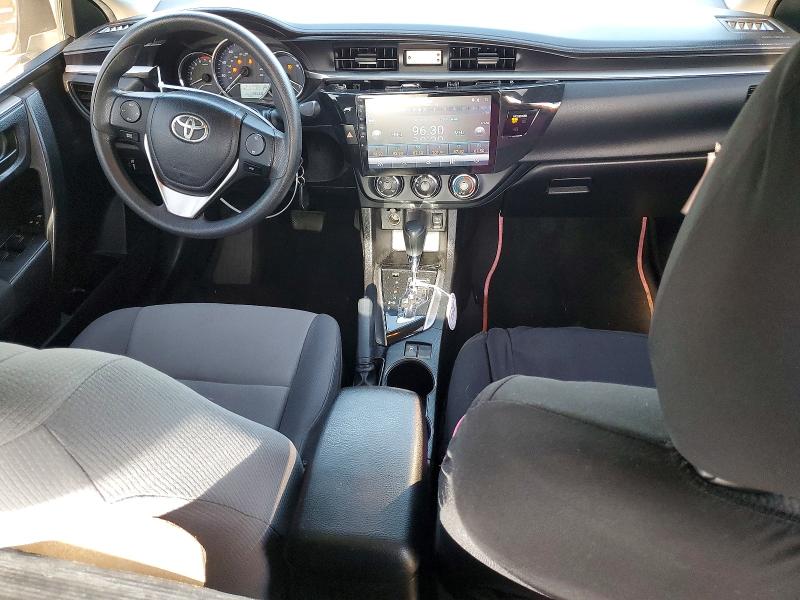 2015 Toyota Corolla VIN 5YFBURHE8FP262414 COPART salvage auction — REAR END, Ca - Salvage Certificate, sold $2,300 on 2026-09-08 (photo 8)